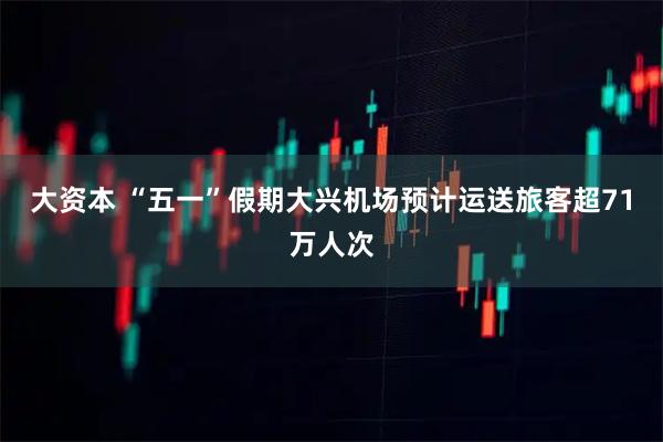 大资本 “五一”假期大兴机场预计运送旅客超71万人次